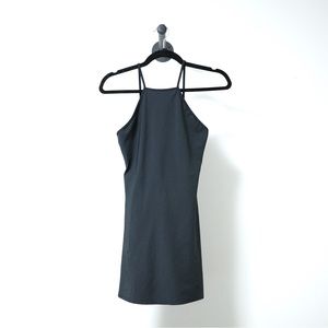 Abercrombie & Fitch High-Neck Open Back Traveler Dress Black Size US XSP